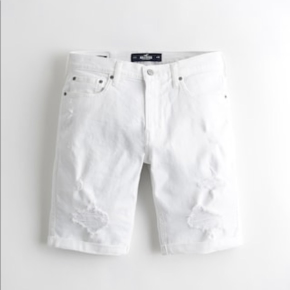 Men’s Hollister Epic Flex Skinny Denim Shorts 9” - Picture 2 of 10